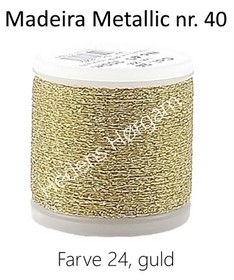 Madeira Metallic nr. 40 farve 24 guld